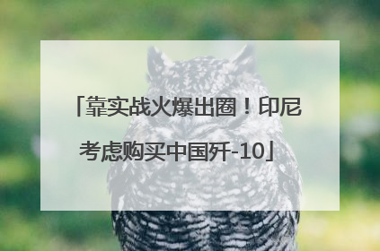 靠实战火爆出圈！印尼考虑购买中国歼-10