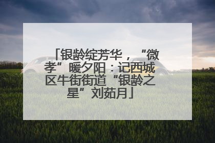 银龄绽芳华，“微孝”暖夕阳：记西城区牛街街道“银龄之星”刘茹月