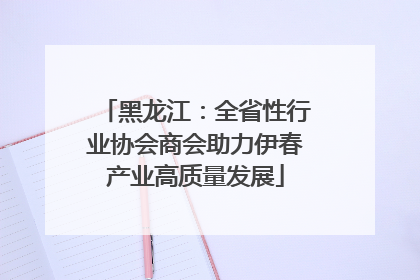 黑龙江：全省性行业协会商会助力伊春产业高质量发展