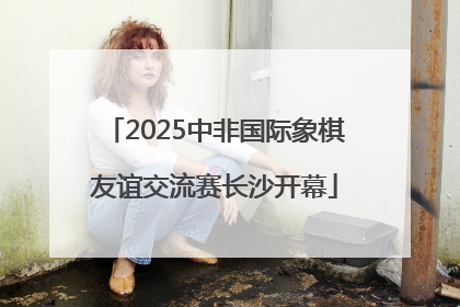 2025中非国际象棋友谊交流赛长沙开幕