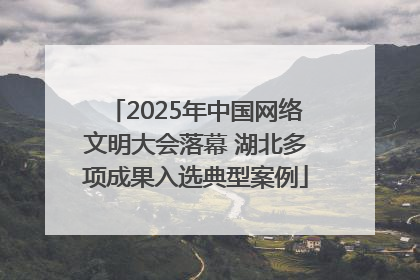 2025年中国网络文明大会落幕 湖北多项成果入选典型案例