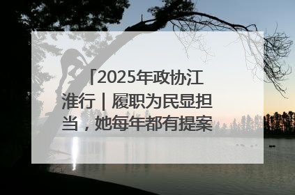 2025年政协江淮行｜履职为民显担当，她每年都有提案被评为“优秀”