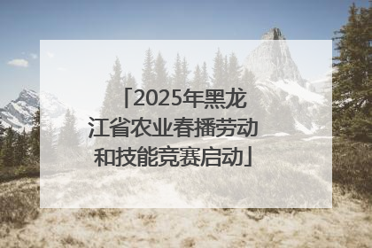 2025年黑龙江省农业春播劳动和技能竞赛启动