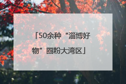 50余种“淄博好物”圈粉大湾区